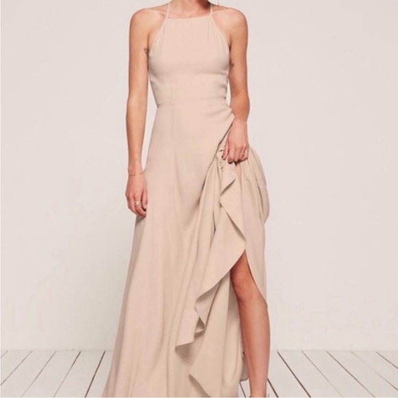 NEW Reformation Myrtle open back maxi dress - Picture 8 of 10